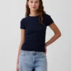 Μοντέρνο T-shirt με ραβδώσεις