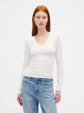 Μοντέρνο T-shirt με ραβδώσεις