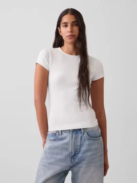 Μοντέρνο T-shirt με ραβδώσεις