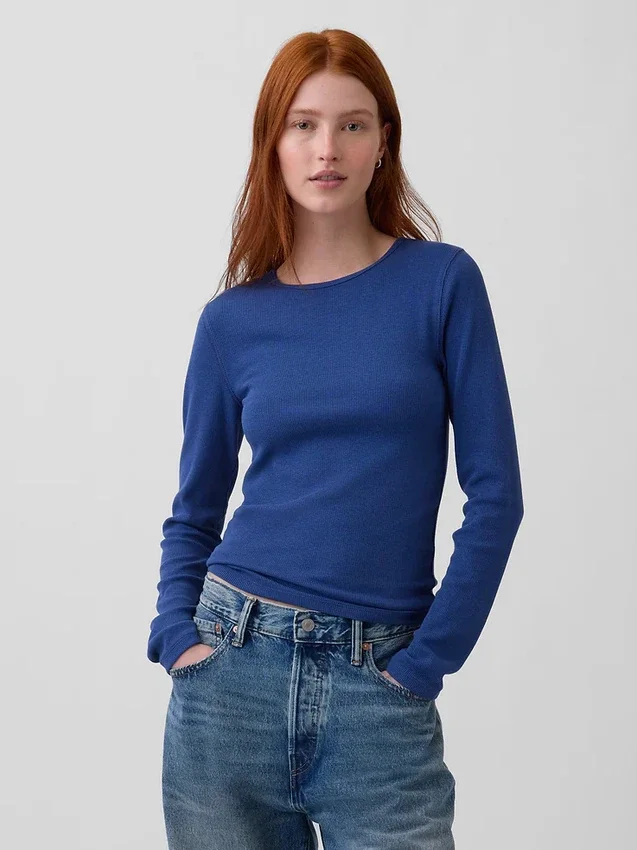 Μοντέρνο T-shirt με ραβδώσεις