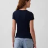 Μοντέρνο T-shirt με ραβδώσεις