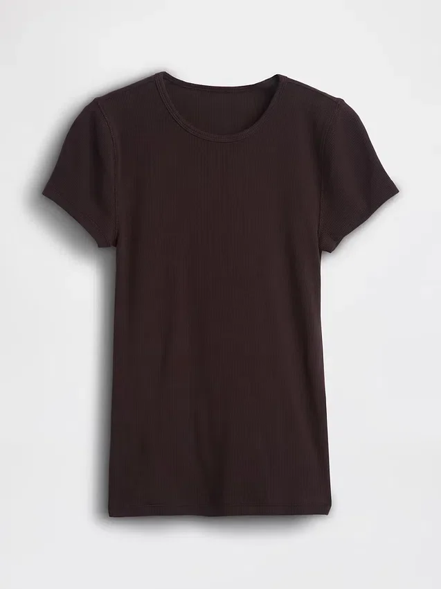 Μοντέρνο T-shirt με ραβδώσεις
