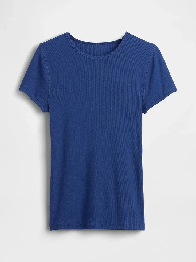 Μοντέρνο T-shirt με ραβδώσεις
