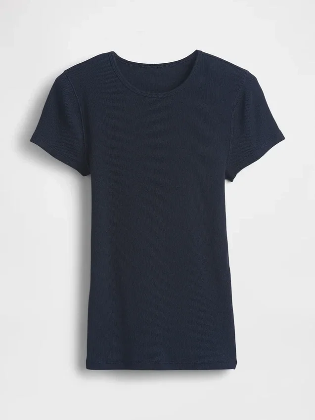 Μοντέρνο T-shirt με ραβδώσεις
