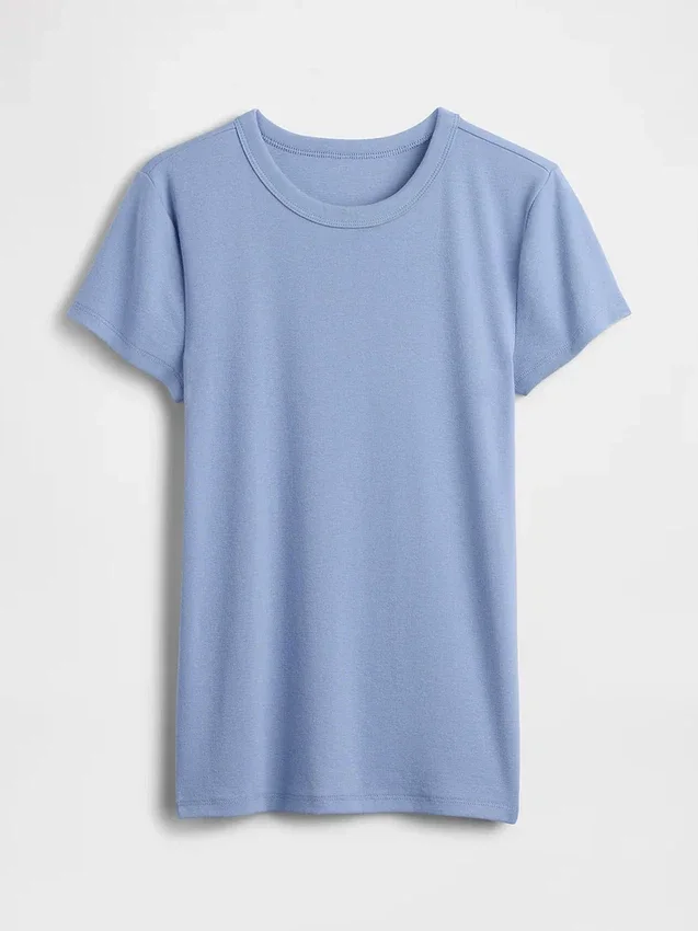 Μοντέρνο T-shirt με στρογγυλό λαιμό