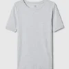 Μοντέρνο T-shirt με στρογγυλό λαιμό