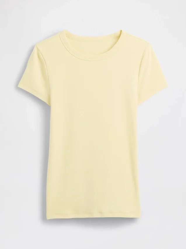 Μοντέρνο T-shirt με στρογγυλό λαιμό