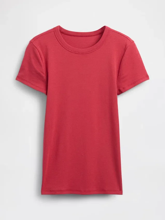 Μοντέρνο T-shirt με στρογγυλό λαιμό