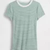 Μοντέρνο T-shirt με στρογγυλό λαιμό