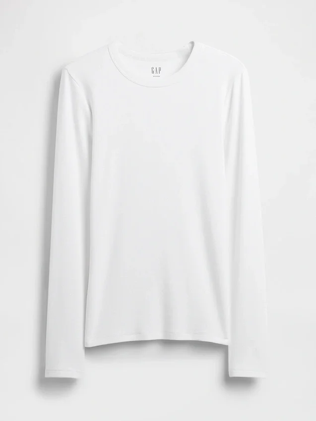 Μοντέρνο T-shirt με στρογγυλό λαιμό