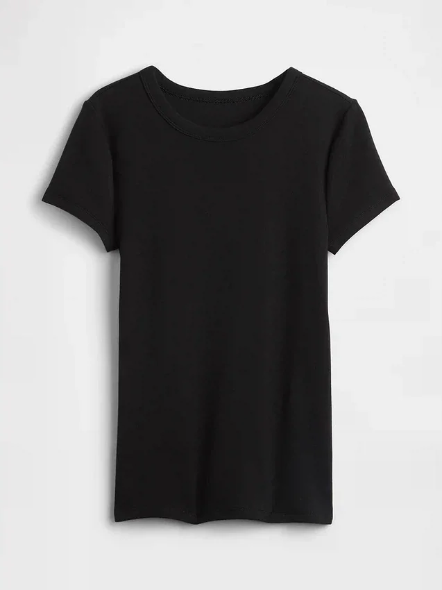Μοντέρνο T-shirt με στρογγυλό λαιμό