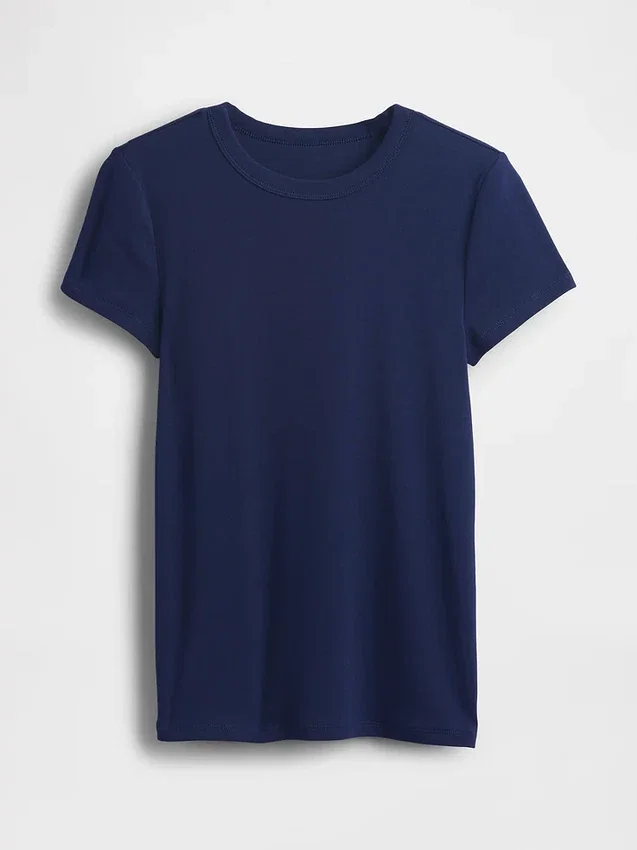 Μοντέρνο T-shirt με στρογγυλό λαιμό