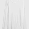 Μοντέρνο T-shirt με στρογγυλό λαιμό