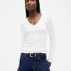 Μοντέρνο T-shirt με V-neck