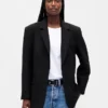 Μπλέιζερ oversized με διπλή ελαστικότητα