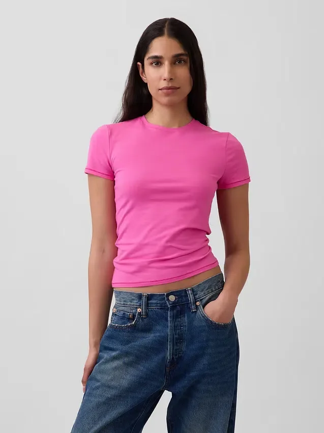 Μπλούζα από πυκνό τζέρσεϊ T-shirt