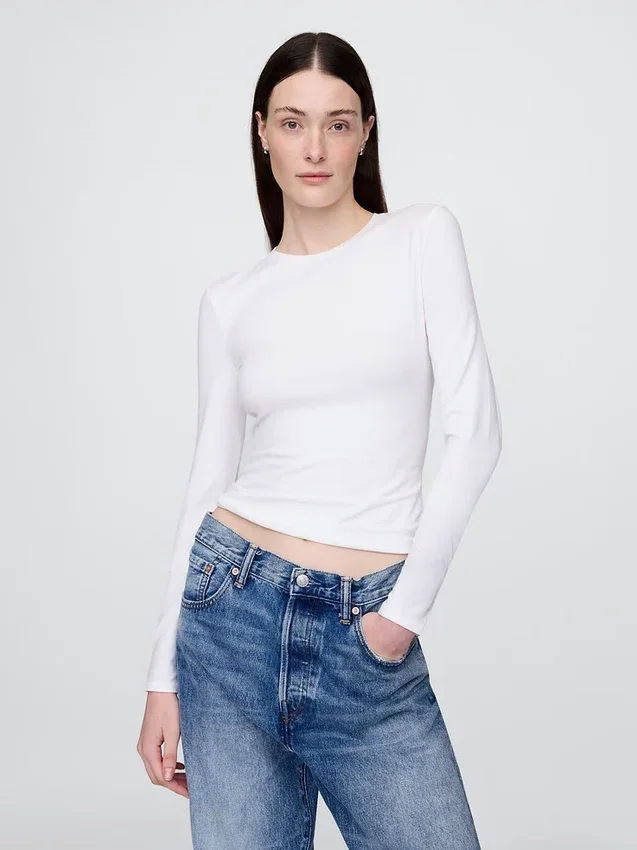 Μπλούζα από πυκνό τζέρσεϊ T-shirt