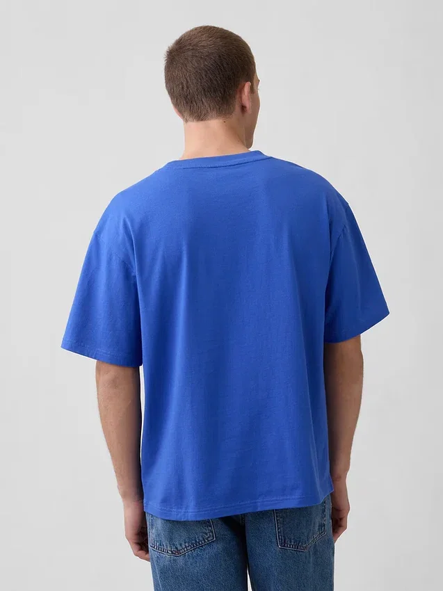 Μπλούζα με γραφικά Robert Indiana σε oversized γραμμή