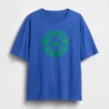 Μπλούζα με γραφικά Robert Indiana σε oversized γραμμή