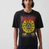 Μπλούζα με γραφικά Soundgarden, βαριάς ποιότητας, κοντή