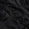 Μπλούζα με πεπλούμ, V-neck και οπές
