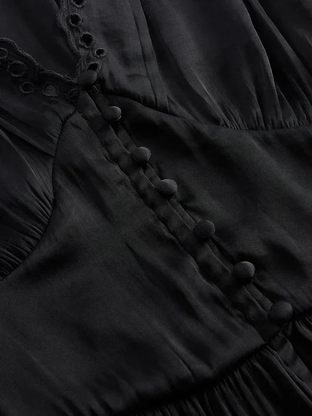 Μπλούζα με πεπλούμ, V-neck και οπές