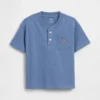 Μπλουζάκι Henley με τσέπη για βρέφη & νήπια