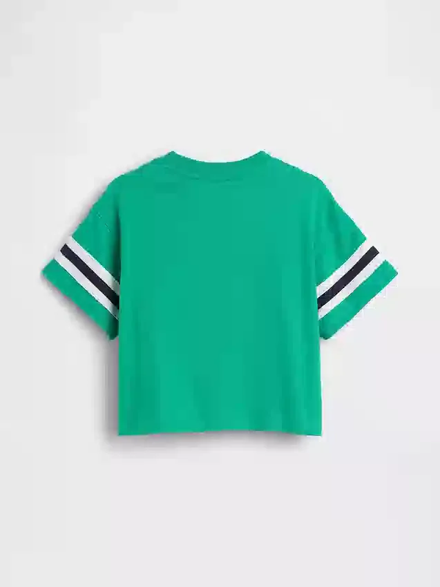 Μπλουζάκι με γραφικά και λογότυπο Brannan Bear Varsity σε oversized γραμμή για Βρέφη & Νήπια