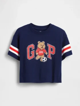Μπλουζάκι με γραφικά και λογότυπο Brannan Bear Varsity σε oversized γραμμή για Βρέφη & Νήπια