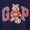 Μπλουζάκι με γραφικά και λογότυπο Brannan Bear Varsity σε oversized γραμμή για Βρέφη & Νήπια