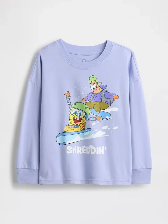 Μπλουζάκι με λογότυπο και σχέδιο Spongebob Squarepants για Βρέφη & Νήπια