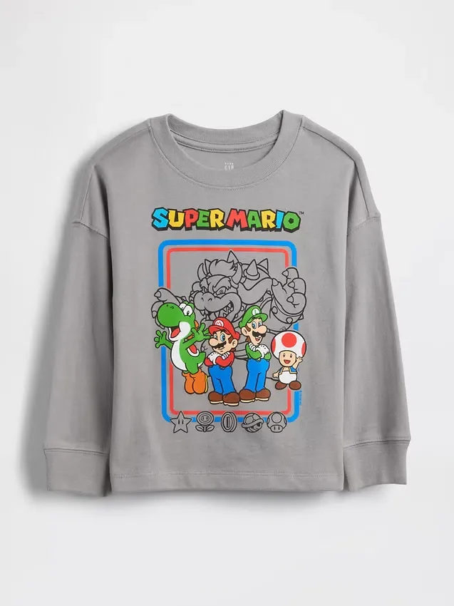 Μπλουζάκι με σχέδιο Super Mario για βρέφη & νήπια