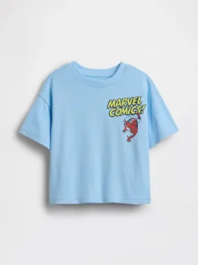 Μπλουζάκι με υπερμεγέθη γραφικά Marvel για Βρέφη & Νήπια