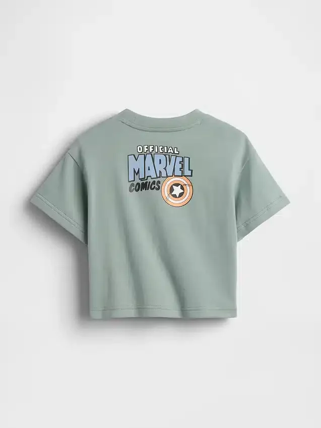 Μπλουζάκι με υπερμεγέθη γραφικά Marvel για Βρέφη & Νήπια