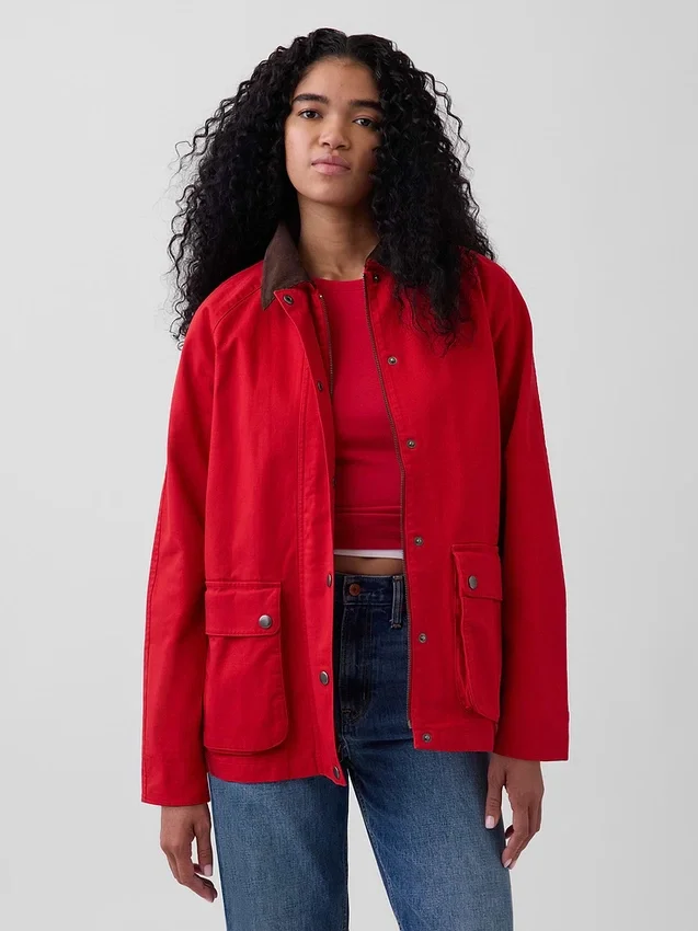 Μπουφάν εργασίας σε oversized γραμμή