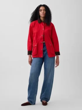 Μπουφάν εργασίας σε oversized γραμμή