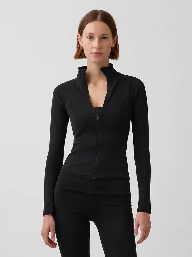 Μπουφάν GapFit Smooth με φερμουάρ