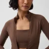 Μπουφάν GapFit Smooth με φερμουάρ