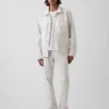 Μπουφάν πουκάμισο από καμβά με χαλαρή εφαρμογή