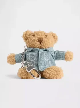 Μπρελόκ για τσάντα με μοτίβο τζιν μπουφάν Brannan Bear