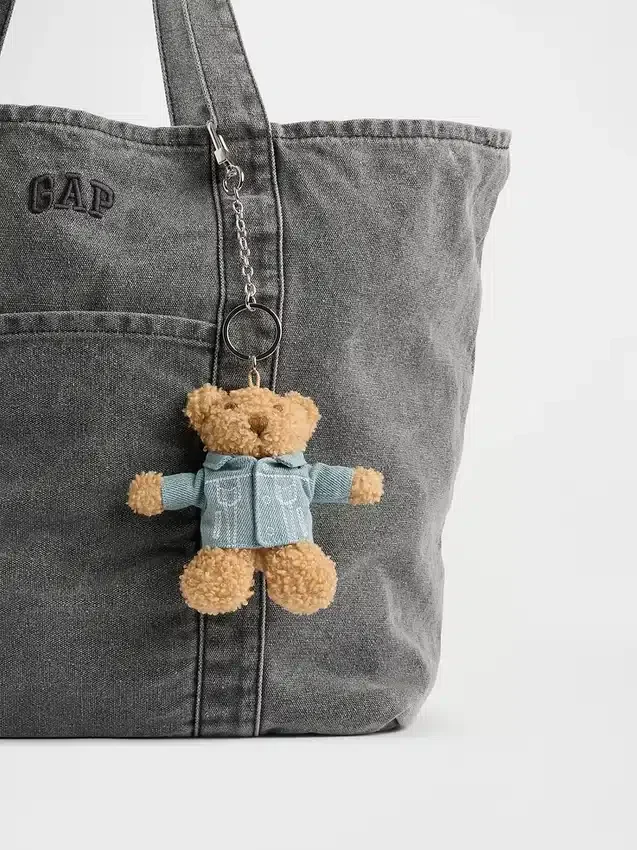 Μπρελόκ για τσάντα με μοτίβο τζιν μπουφάν Brannan Bear