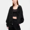 Οoversized φούτερ με κουκούλα και φερμουάρ GapFit