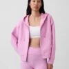 Οoversized φούτερ με κουκούλα και φερμουάρ GapFit