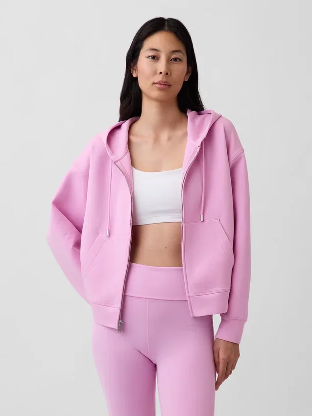 Οoversized φούτερ με κουκούλα και φερμουάρ GapFit