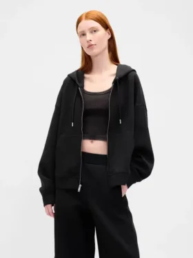 Οoversized φούτερ με κουκούλα και φερμουάρ GapFit