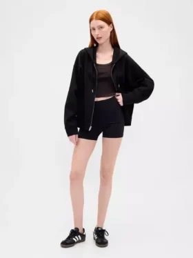 Οoversized φούτερ με κουκούλα και φερμουάρ GapFit