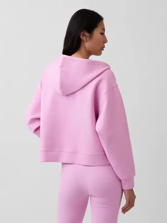 Οoversized φούτερ με κουκούλα και φερμουάρ GapFit