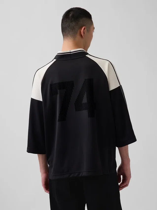 Ouigap Τ-shirt από τζέρσεϊ με υπερμεγέθη λογότυπο