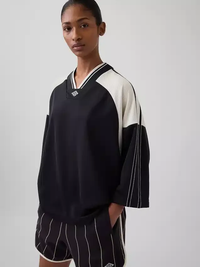 Ouigap Τ-shirt από τζέρσεϊ με υπερμεγέθη λογότυπο