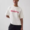 Ouigap T-shirt με λογότυπο, βαριάς ποιότητας, κοντό μήκος
